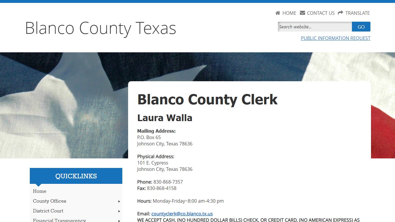 Blanco County, Texas